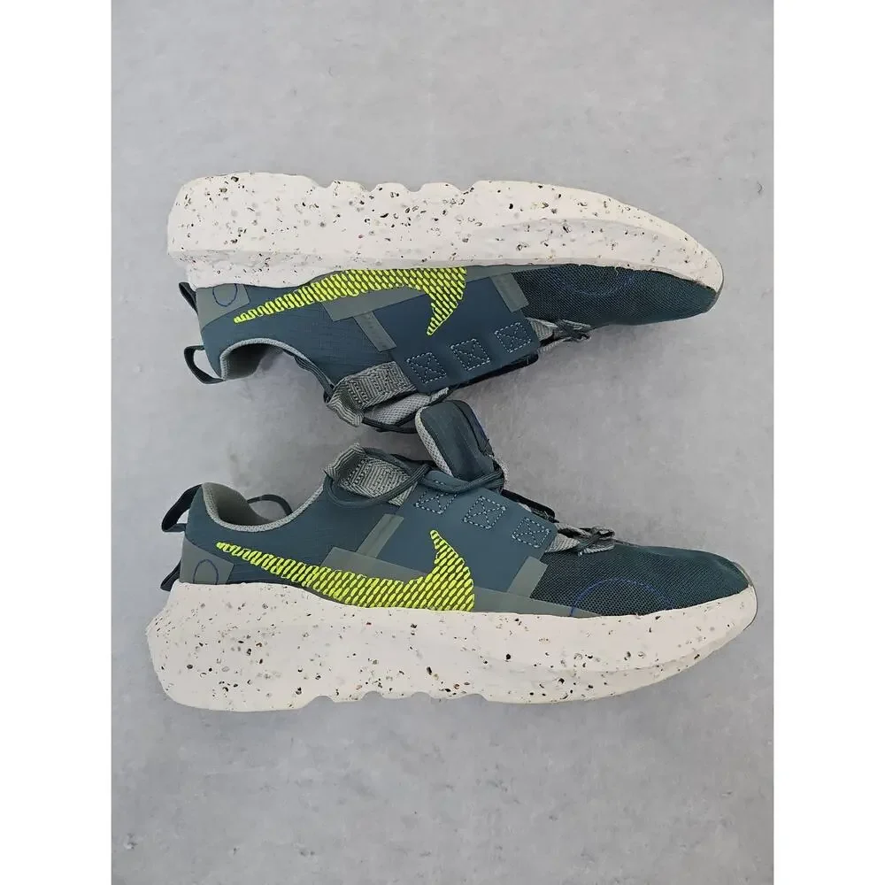 Nike Men Crater Impact Training Athletic Sport Casual Shoes Size 10 Green Volt